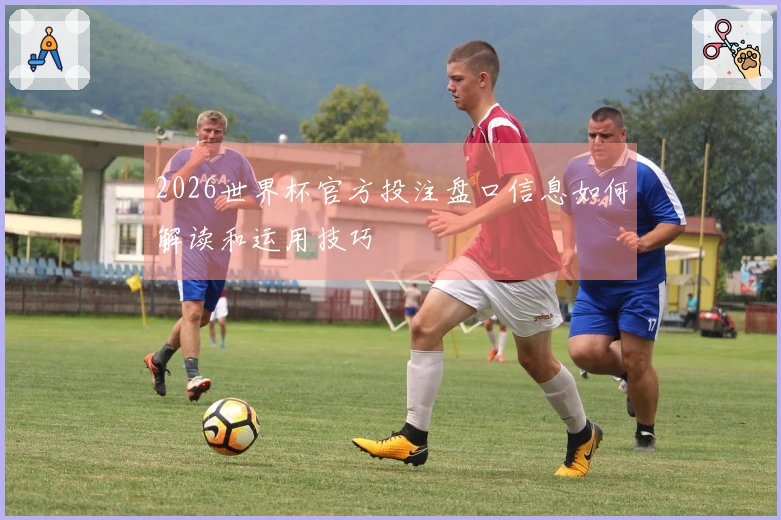 2026世界杯官方投注盘口信息如何解读和运用技巧